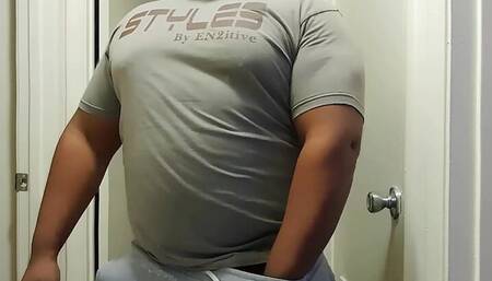 Thick Step Daddy Welcomes You Home to Cock