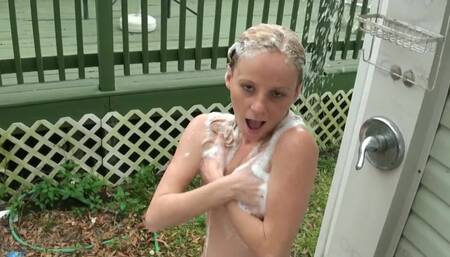 Alyssa Hart Takes Shower