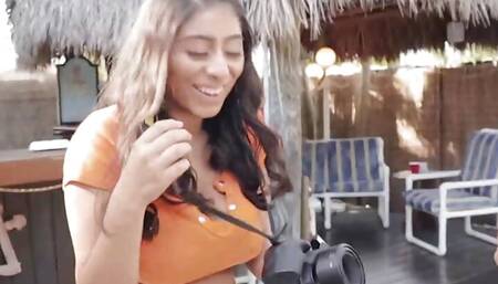 Gabriela Lopez Has A Hot Photoshoot With Peter Green, Then His Girlfriend Violet Myers Joins In For A 3some - MOFOS