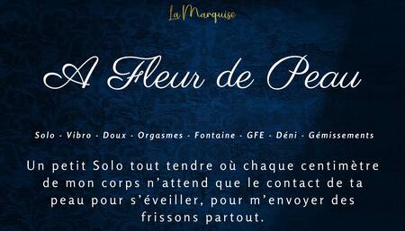 French Dirty Talk   I touch myself everywhere for you