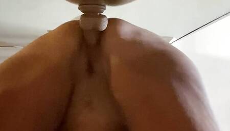 Hot blonde dildo mirror fuck