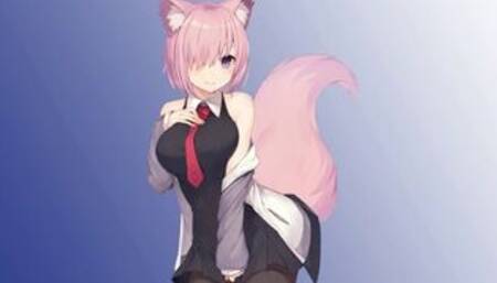 Busty Kitsune Teacher Gets Turned On After Catching You Drawing Lewd Art In Class!