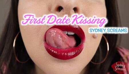 First Date Kissing - A lipstick fetish scene featuring: pov kissing, make out, tongue fetish, French kiss, and gfe - 1080 WMV