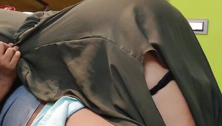 beautiful malaysian girl Loves Her Step Brothers Cock And Jumps On It