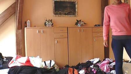 College girls come for a fashion photo shoot turns into a porn casting for an amateur porno director