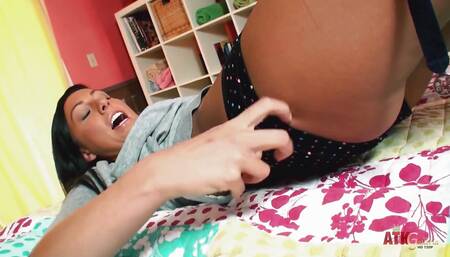 Tiffany Masturbates and Sucks Cock