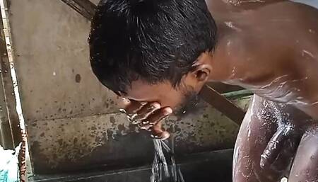 Old grandfather masturbation and showered sex video
