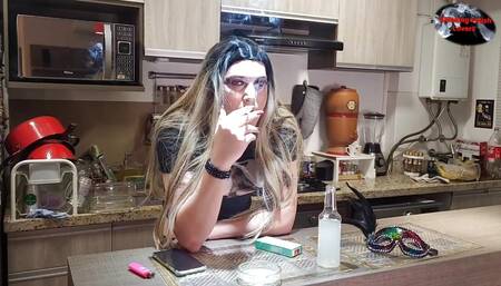 Holly is a Smoking Bitch