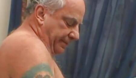 Gramps fetish bj teen sucking on dick