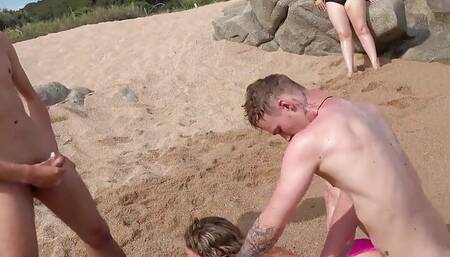 Spanish Bisexual Beach Part 2 - Letsgobi