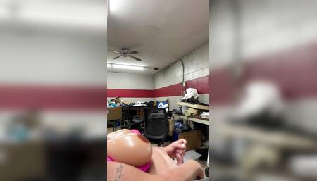 Huge cumshot on my tits and face