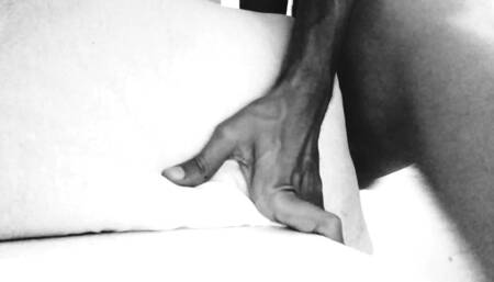 Healthy ejaculation cum hard fucking pillow