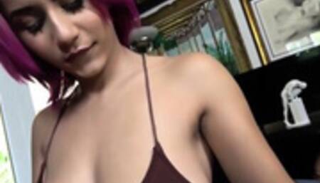 My Sister Hot Friend Came Into My Room And To Be Quiet - Roxie Sinner