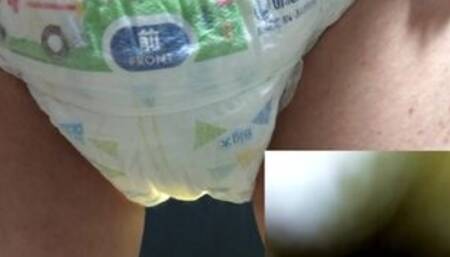 Peeing video summary for diapers Part 3 (0011-0014)