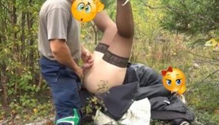 Business lady and hooligan-2