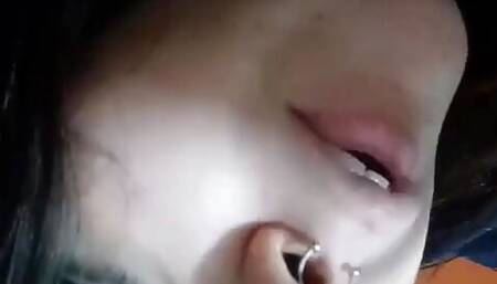 Your little touches herself for you