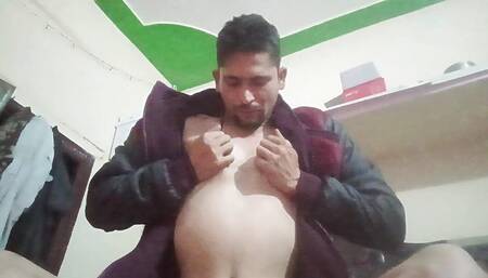 Desi aunty boyfriend taruna rai fucking herself by a thin Dildo romance