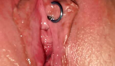 MY PINK PUSSY IS DRIPPING WITH JUICE FROM A GROWING ORGASM