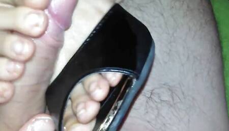 Faboulos Natural Toejob Footjob Combo Given From My Wife with Lots of Cum