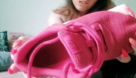 My Sweaty Sneakers After Sports: Orgasm Ruin. I'm Back From the Gym, My Good Little Minion.