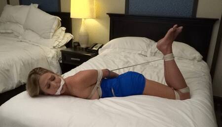 Star Nine Hogtied In Her Favorite Nightie