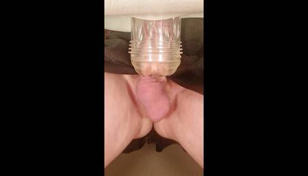 Tgirl Anna Fucking Fleshlight and Cum Inside