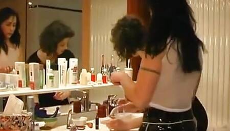 When the girls get ready to go out...