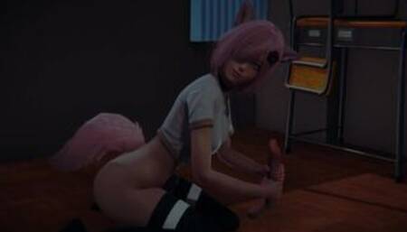 schoolgirl jerks off your cock