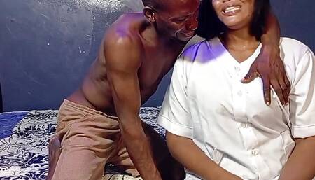 Nurse lizzy went to treat her horny patient and they ended up fucking