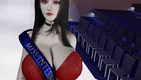 3D super sexy Asian model got fucked hard by her boss