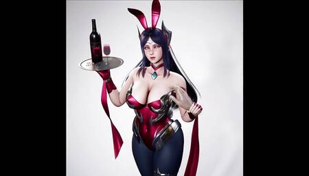 Sexy Bunny Girl Loves Hardcore Intense Rough Anal Sex