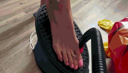 Airy Magic: Jeanette and the Foot PumpWMV
