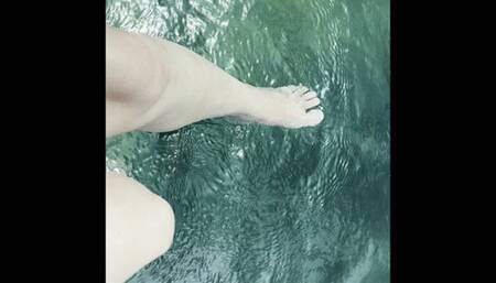 July Summer Feet 24’ - Lilith Taurean Teases Foot POV