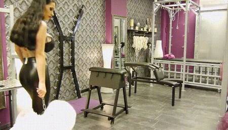 High heels fetish for sissy