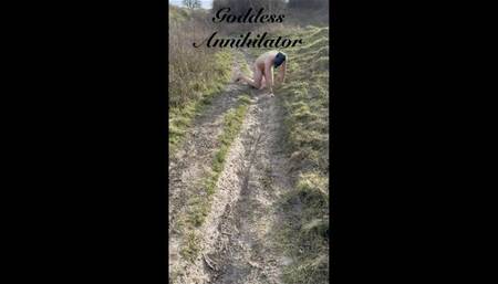 Taking my puppy out for a walk