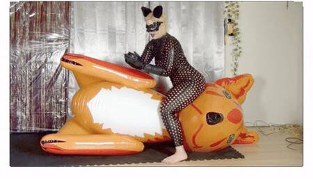 Catwoman & The Giant Fox Inflatable