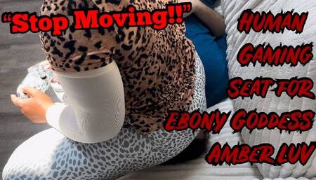 Amber Luv Ignoring Human Couch While Gaming