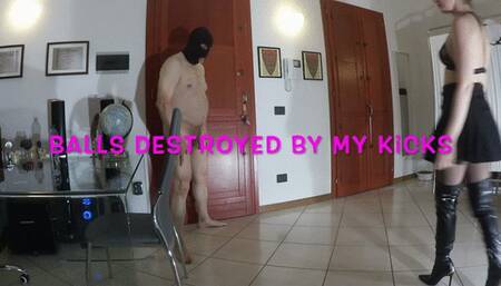 GEA DOMINA - BALLS DESTROYED BY MY KICKS