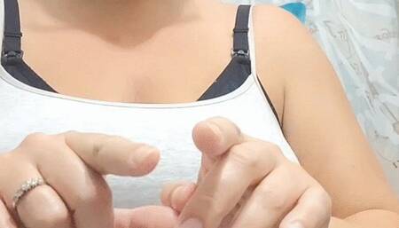 Stuffing my VERY pregnant belly FULL to the max