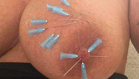 Boobie Needles Vibrator and Estim Anal Dildo