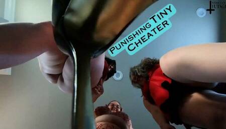Punishing Tiny Cheater - featuring Sara Star, Miss Devora Moore, and Jane judge in a Tiny Man POV clip with Giantess Stomping, High Heels, Upskirt, Femdom and Cuckold Torment on Science Friction