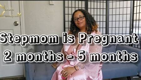 Stepmom is Pregnant TABOO 2 - 5 Months Comparison and Tease With Stepson 4k