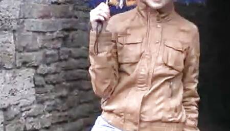 Cute solo teen tyler lifts her skirt