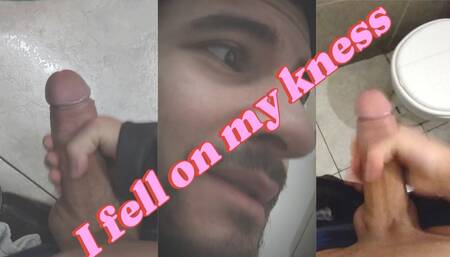 I fall on MY KNEES while MASTURBATING! I chat with you for a while before a modest CUMSHOT.