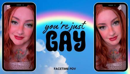 You're just GAY (facetime POV - vertical clip)
