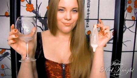 Cum Spit Mixer for My Cuckold