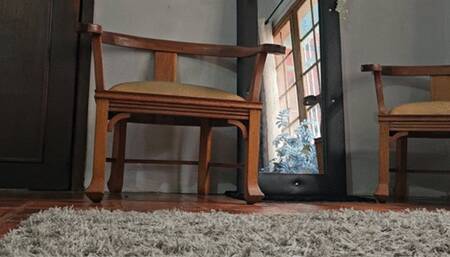 Milah Arches Butt and Soles sexy show in white Kiara heels