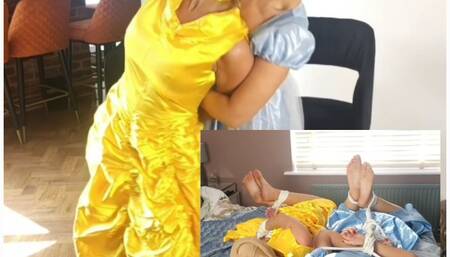 Princess Belle and Cinderella shall make it to the Ball! I mean, Bondage Spy School! (Featuring Charlie Monaco and Bri)