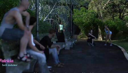 AWAM 11 Going to the park jogging and getting. checked out by old guys