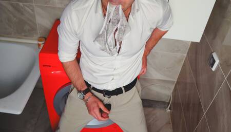 Young guy Noel Dero saw his stepsister's dirty panties and decided to taste them and jerk off on them.